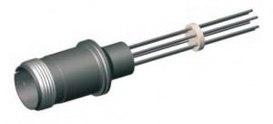 Vacuum Thermocouple Feedthrough MS Connector Weldable Flange